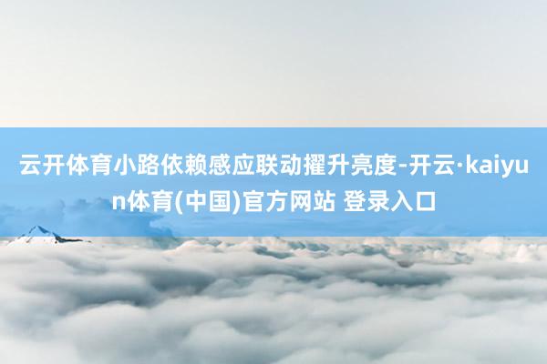 云开体育小路依赖感应联动擢升亮度-开云·kaiyun体育(中国)官方网站 登录入口